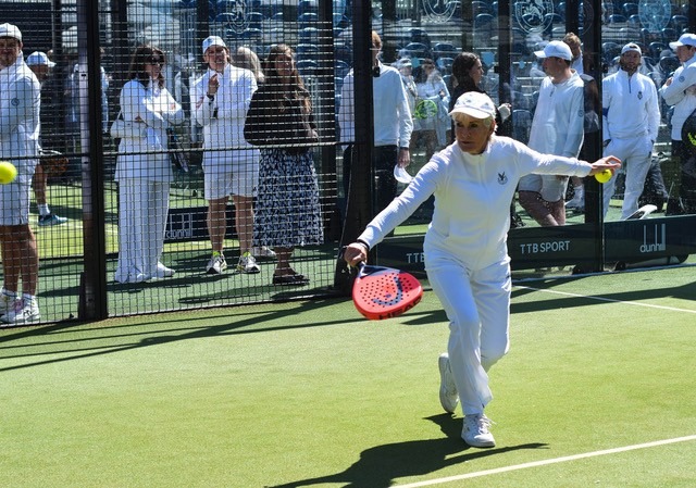 SOHA Retreats | A Padel Experience with Judy Murray Judy Murray playing padel