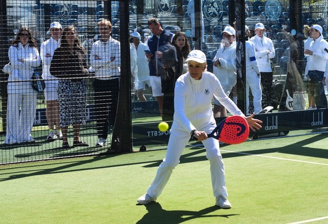 SOHA Retreats | A Padel Experience with Judy Murray Judy Murray playing padel